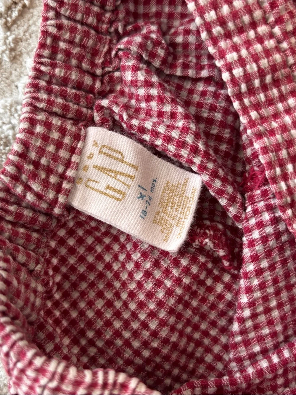 Gingham pants